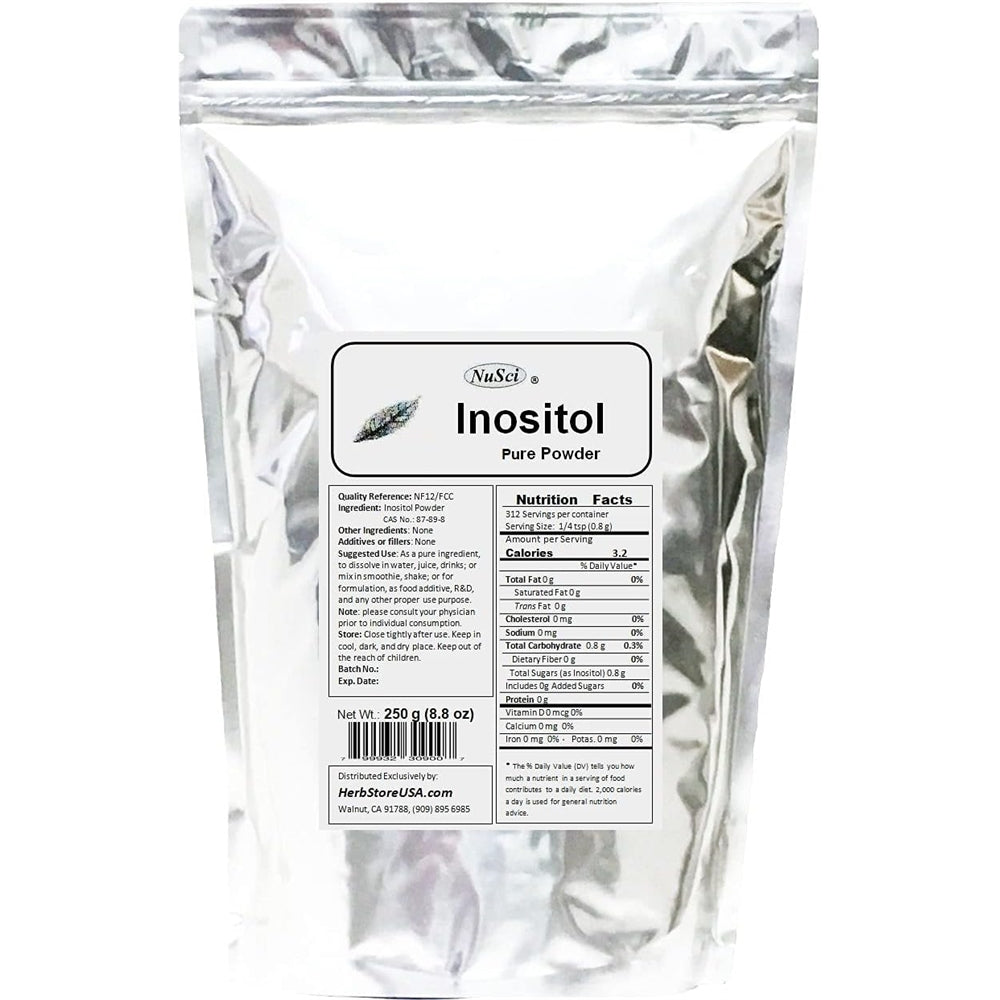 Suplementos Inositol a granel polvo puro 1000g (2.2 lb)