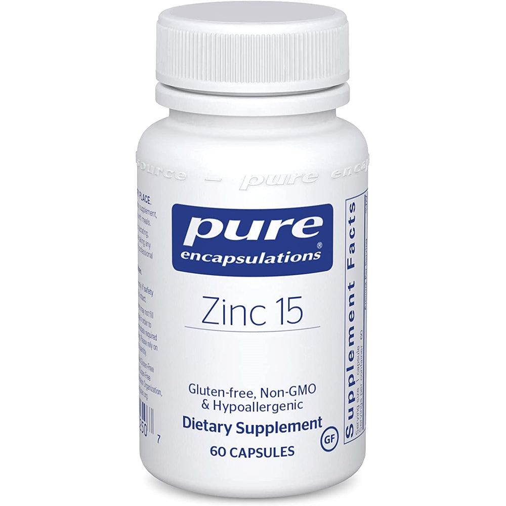 Suplementos Alimenticio picolinato Zinc 15 mg 60 capsula