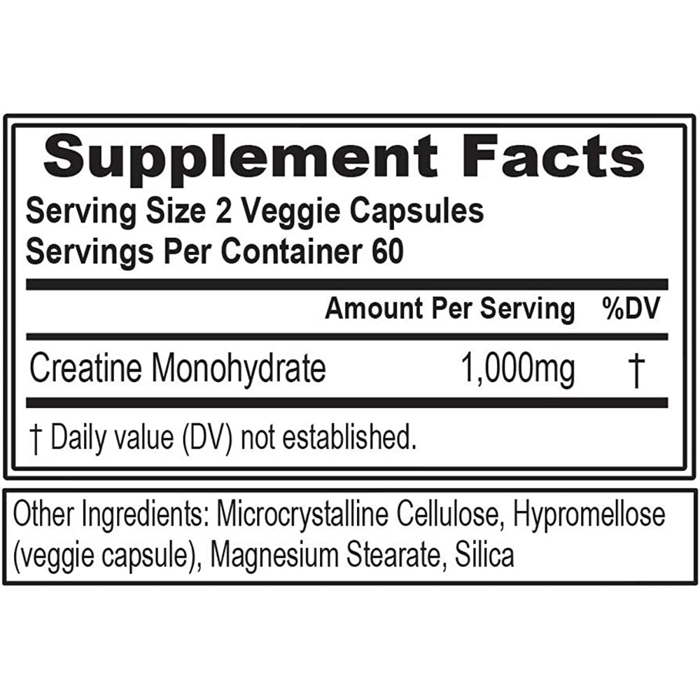 Suplementos Alimenticios de monohidrato de creatina