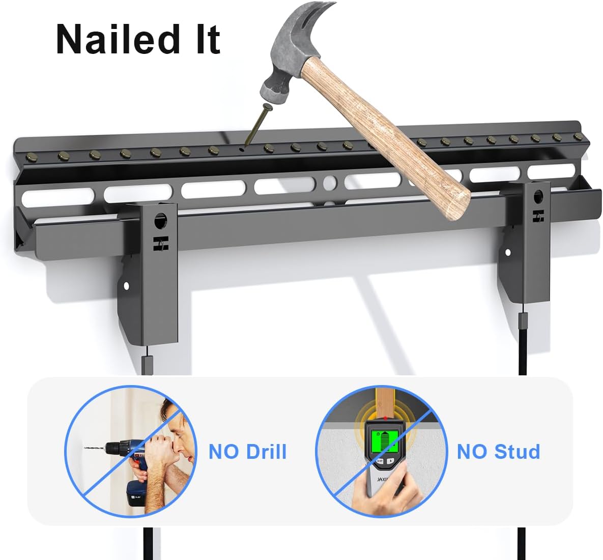 Soporte de TV Suptek, montaje sin perforación, modelo MF8