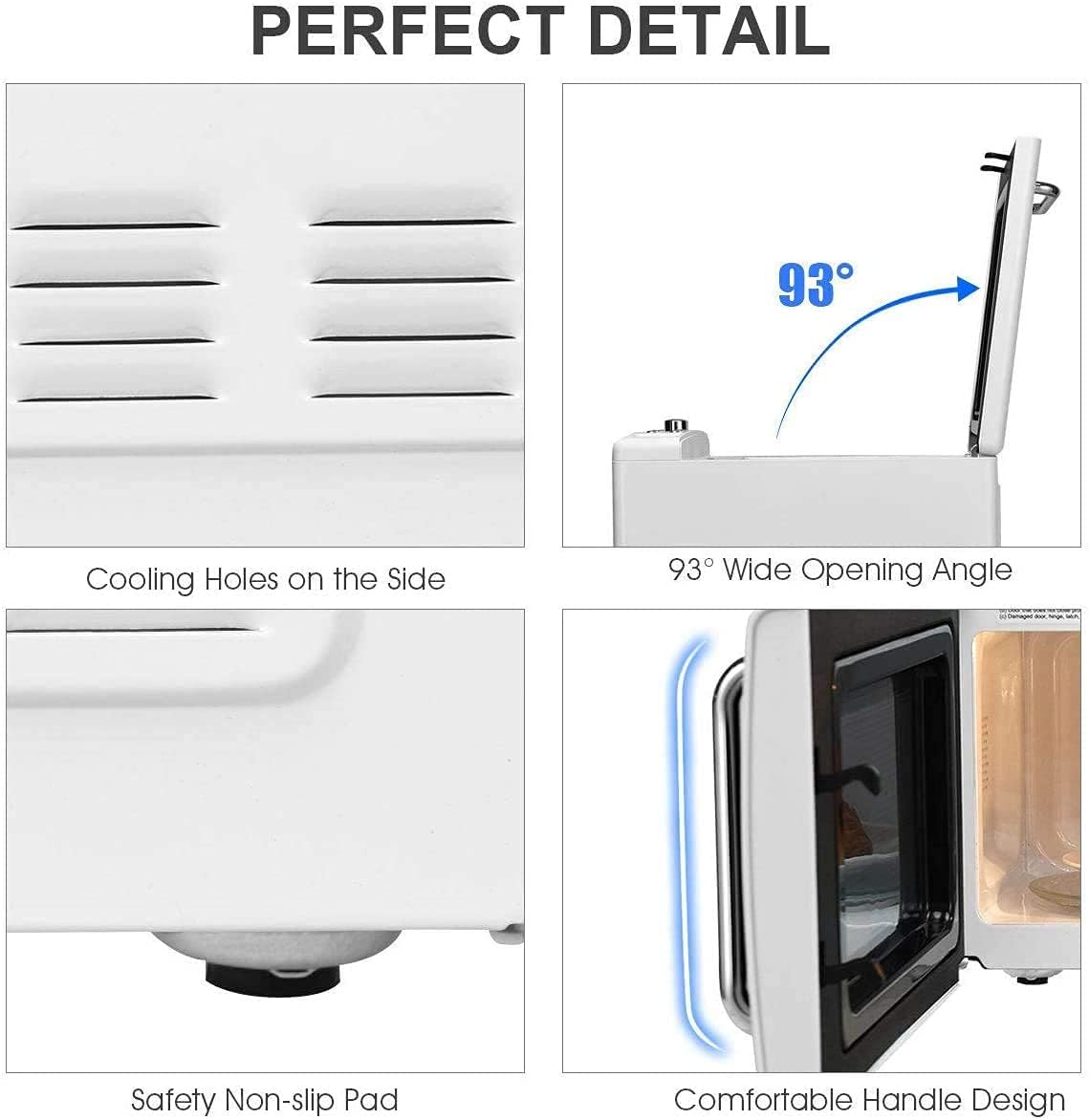 Horno Microondas Moccha Compacto 0.7Cu.ft 700W con LED