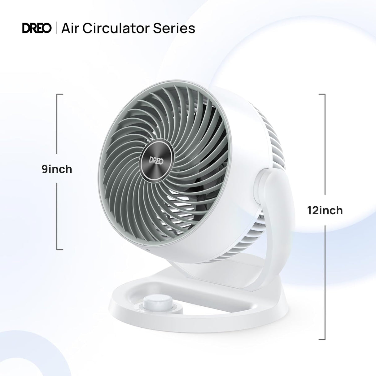 Ventilador Dreo 12 3 Velocidades, 70ft Potente, Silencioso