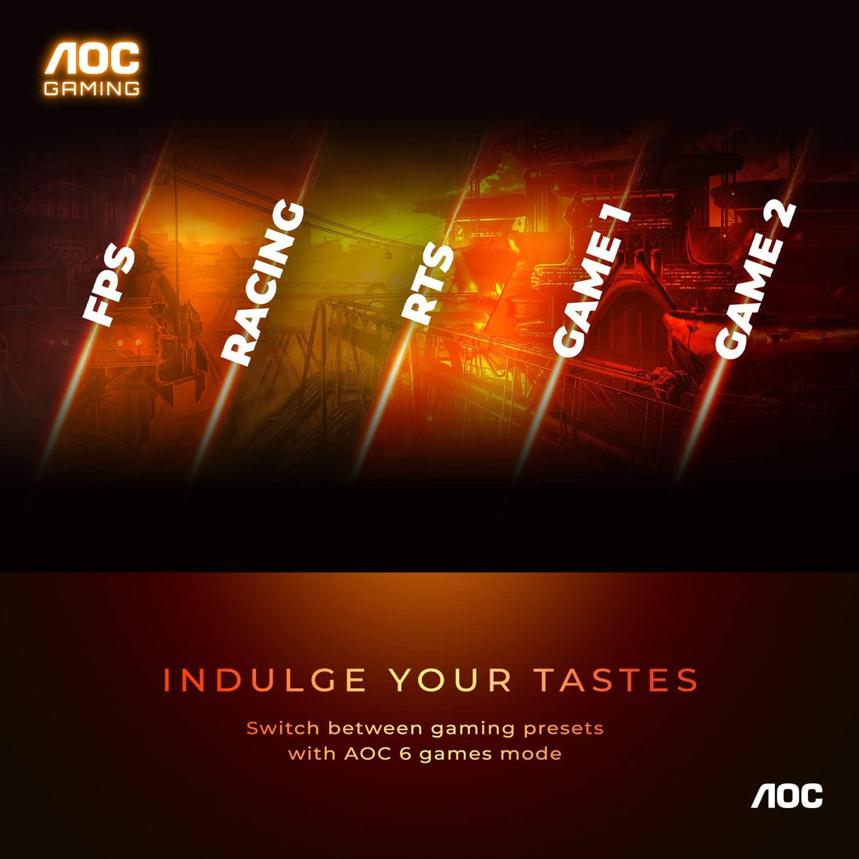 Monitor Gaming Curvo AOC CQ27G3Z 27 QHD 240Hz 0.5ms