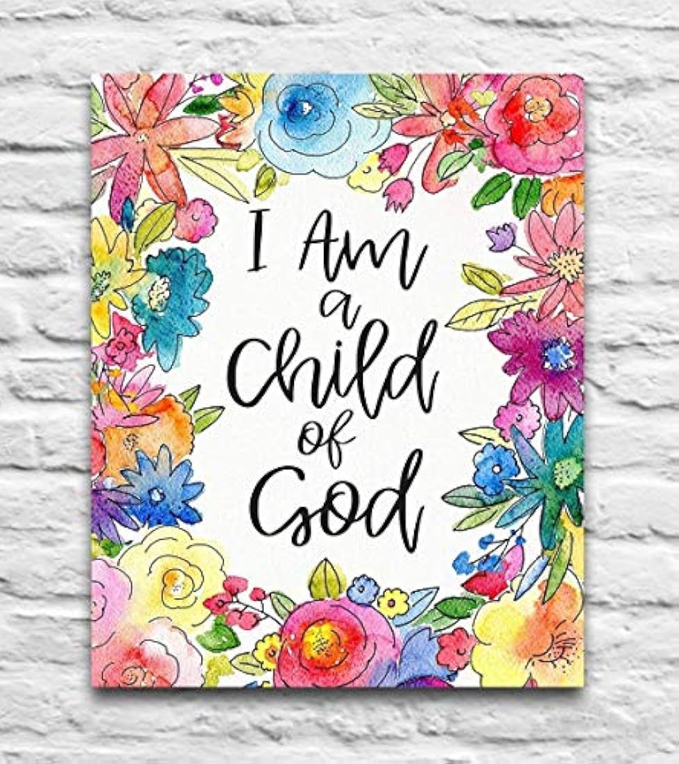 impresión soy un hijo de Dios sin marco