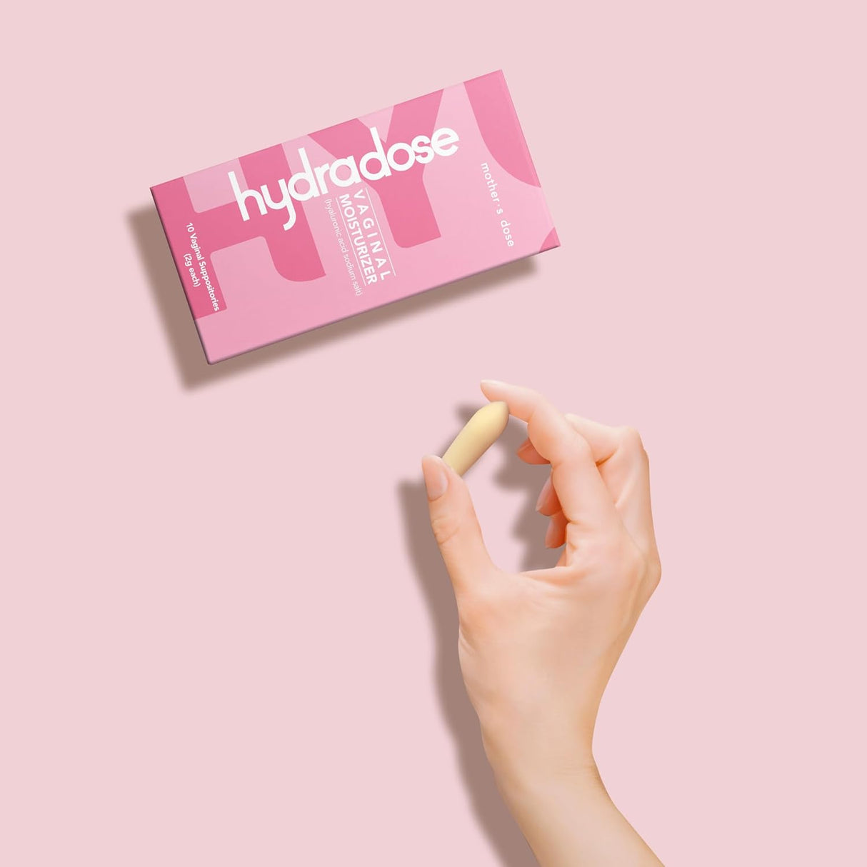 Supositorio de ácido hialurónico HydraDose hidratante 10 und