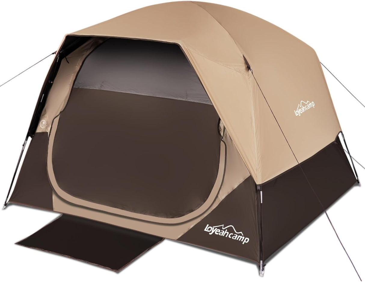 Tienda de Camping Tienda Familiar 4 Personas Impermeable Doble
