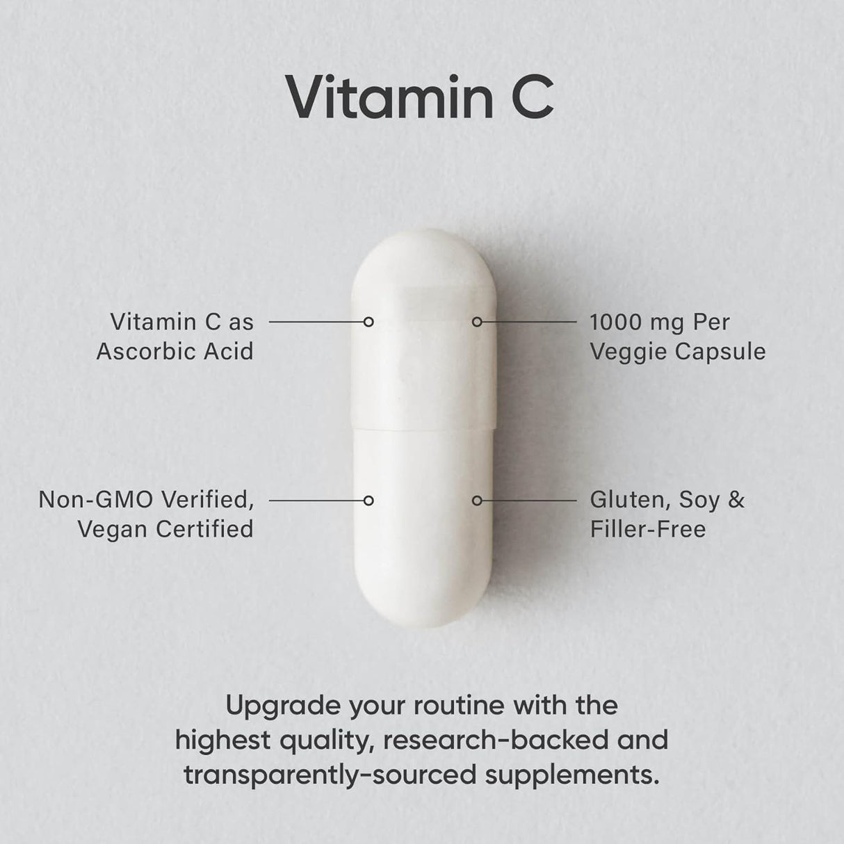 Suplemento Vitamina C 1000 mg 240 cáp apoyo inmunológico