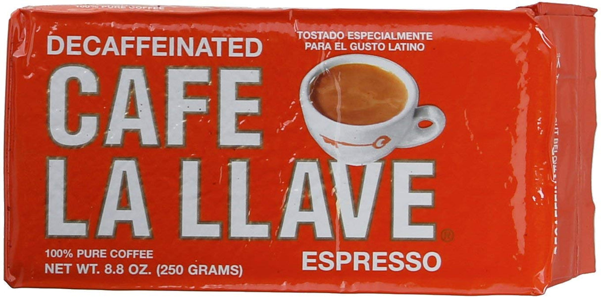 Café Decaf La Llave Molido 8.8 Oz - Café Sin Cafeína