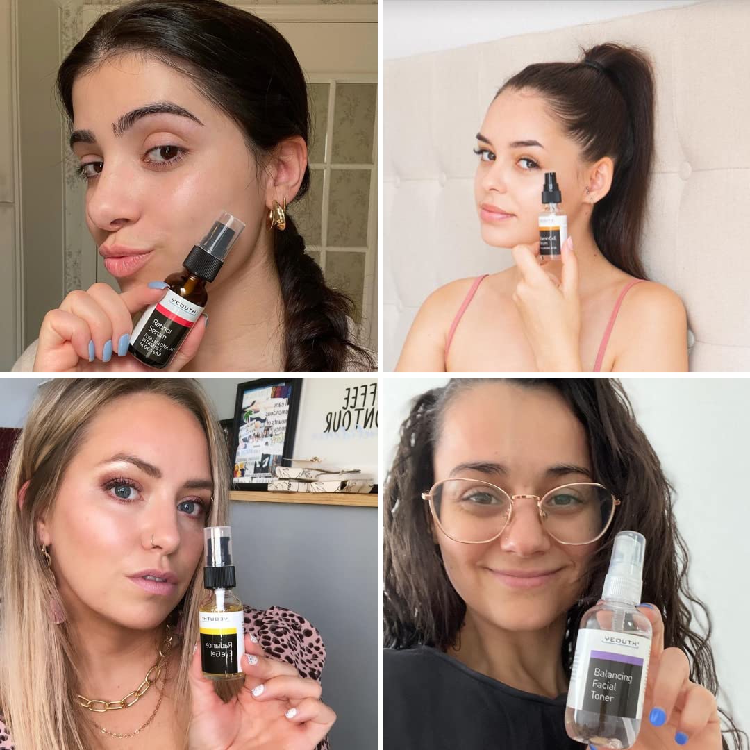 kit de cuidado facial con ácido hialurónico Yeouth