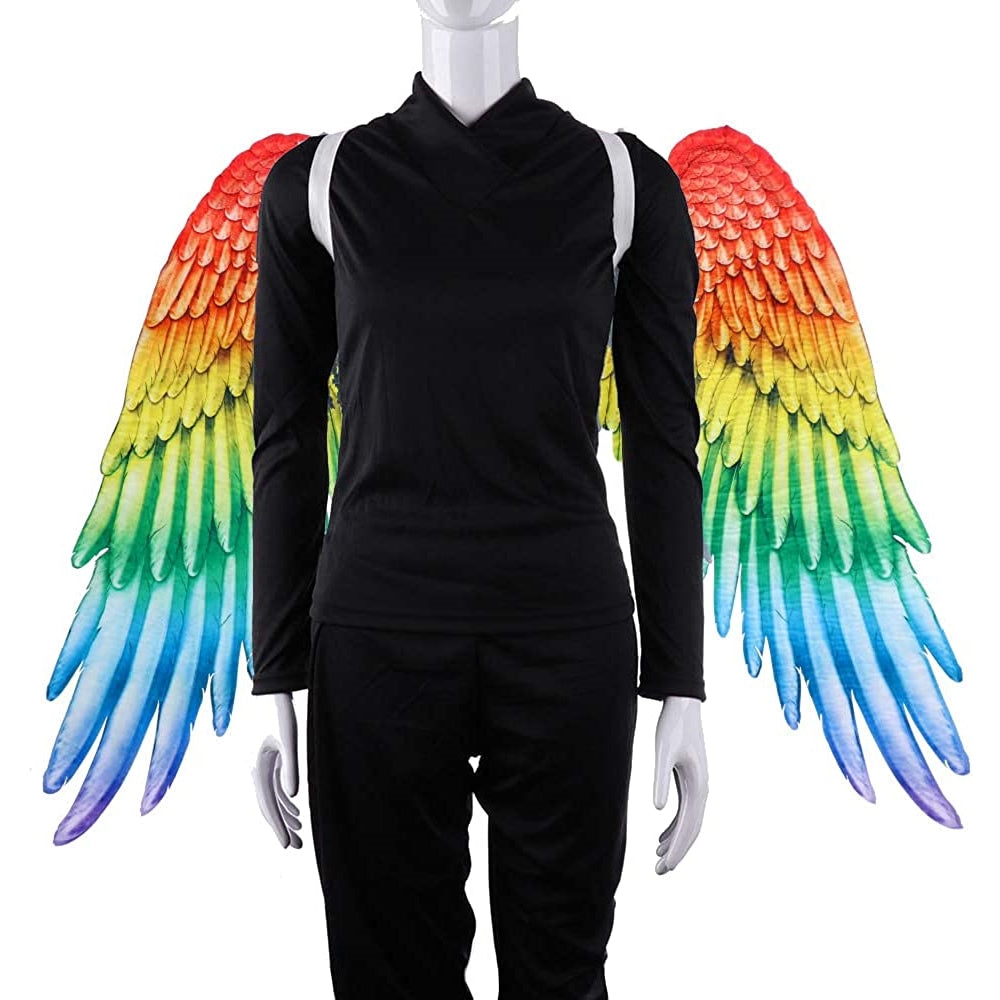 Disfraces de alas de ángel 3D de Halloween talla única