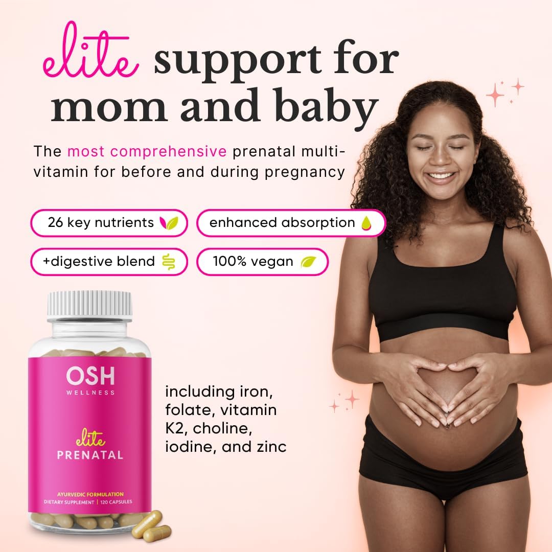 Vitaminas Prenatales para Mujeres con Folate y Hierro