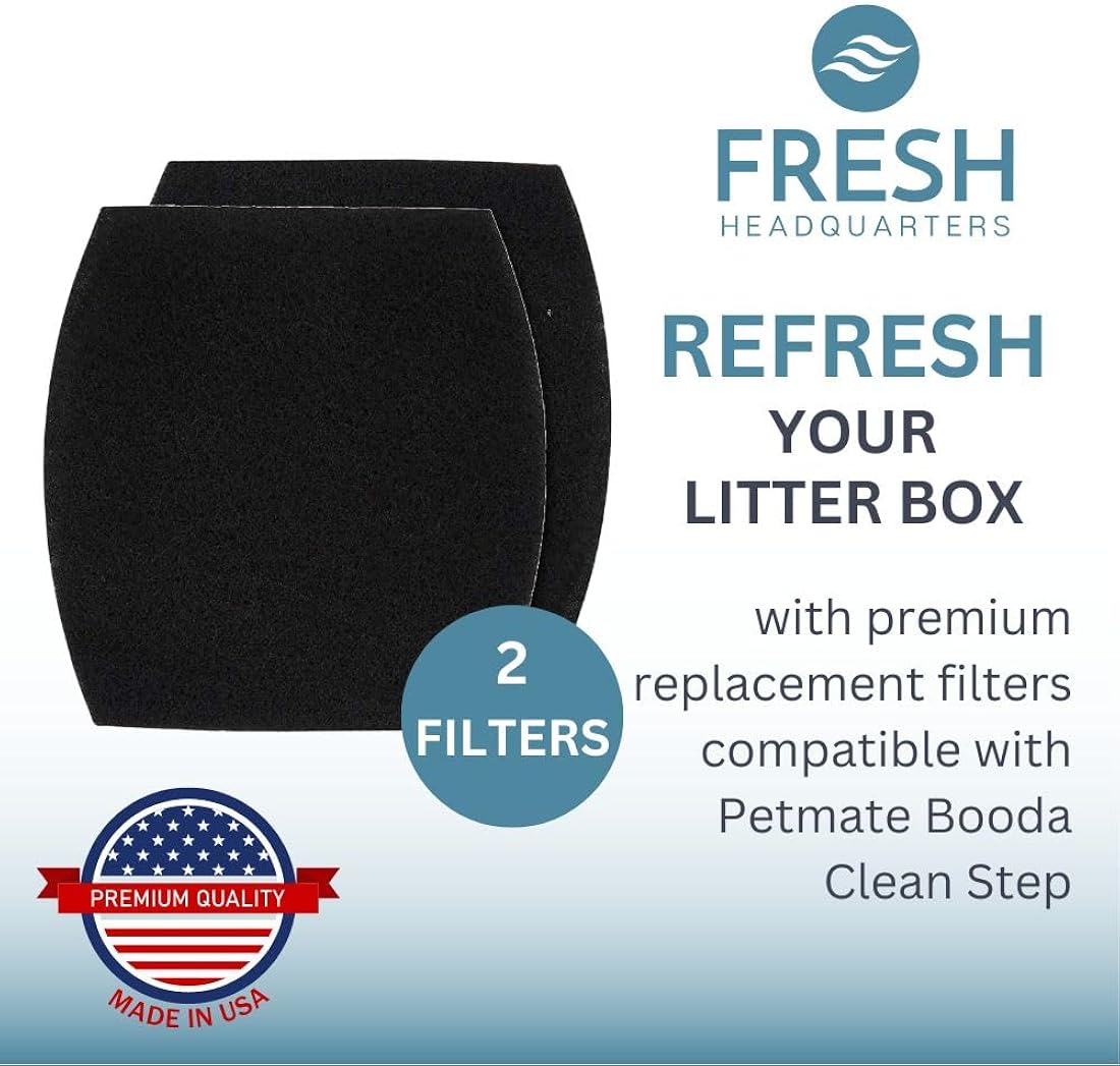 2 filtros de repuesto para arenero de gatos FRESH HEADQUARTERS