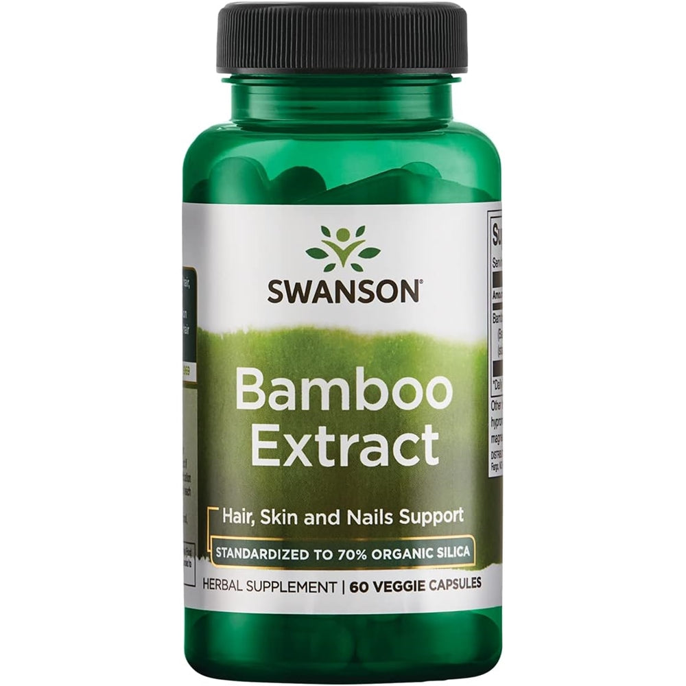 Suplementos Extracto de bambú para cabello y uñas 60 und