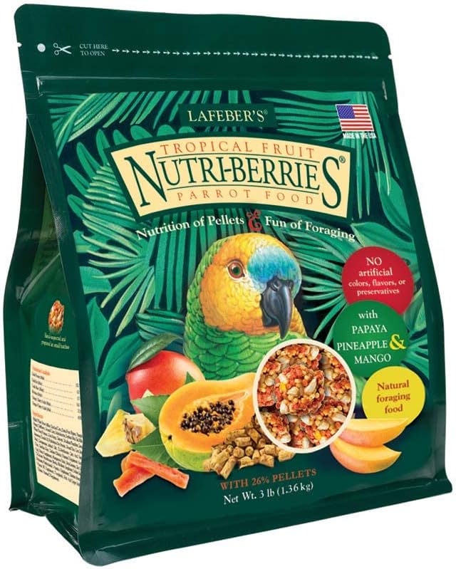 LAFEBER'S Tropical Fruit Nutri-Berries Alimento 3 libras