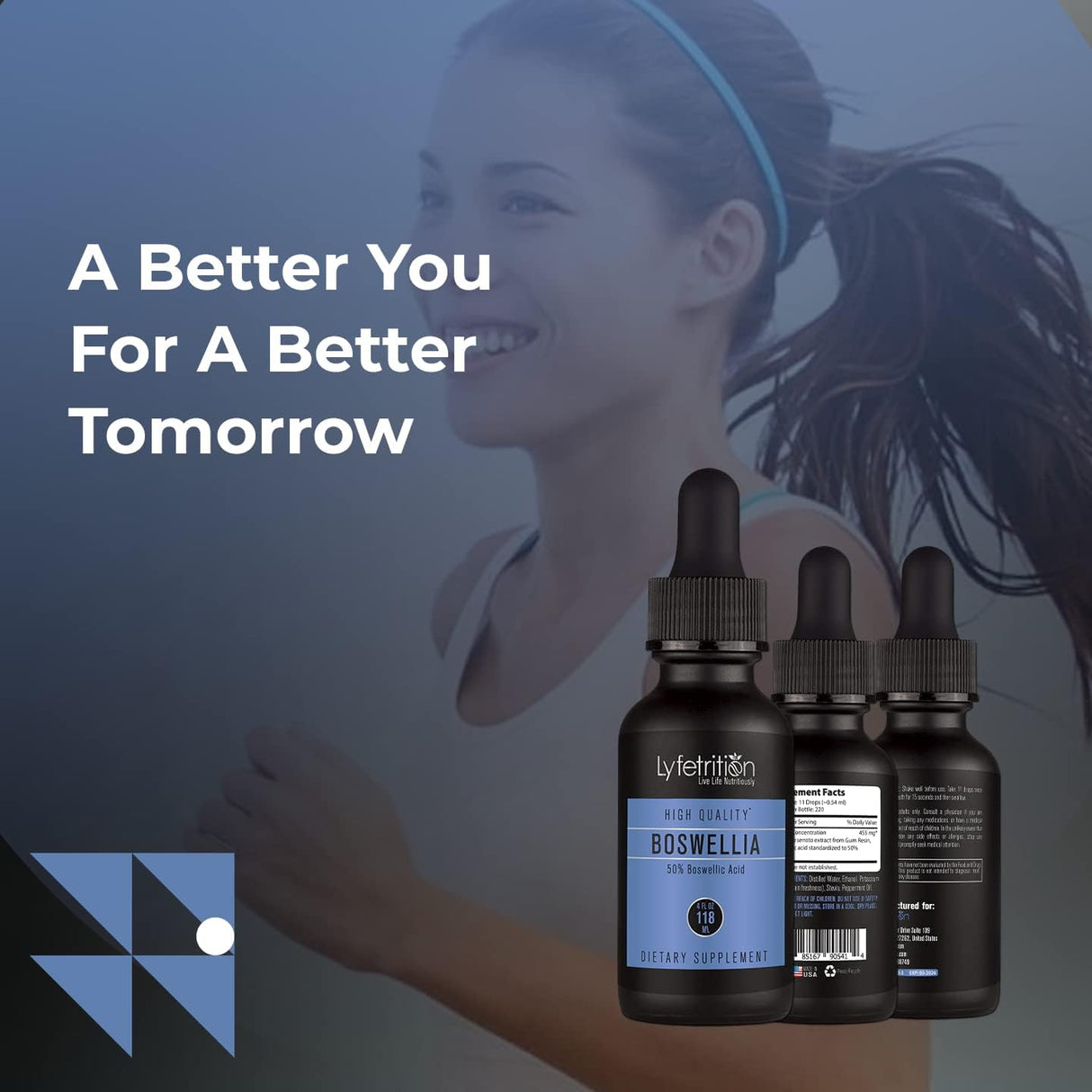 Boswellia Líquido, 455 mg, Alta Potencia, Absorción Rápida, USA