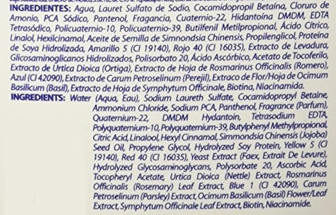 Champú con extractos de flores de Romero