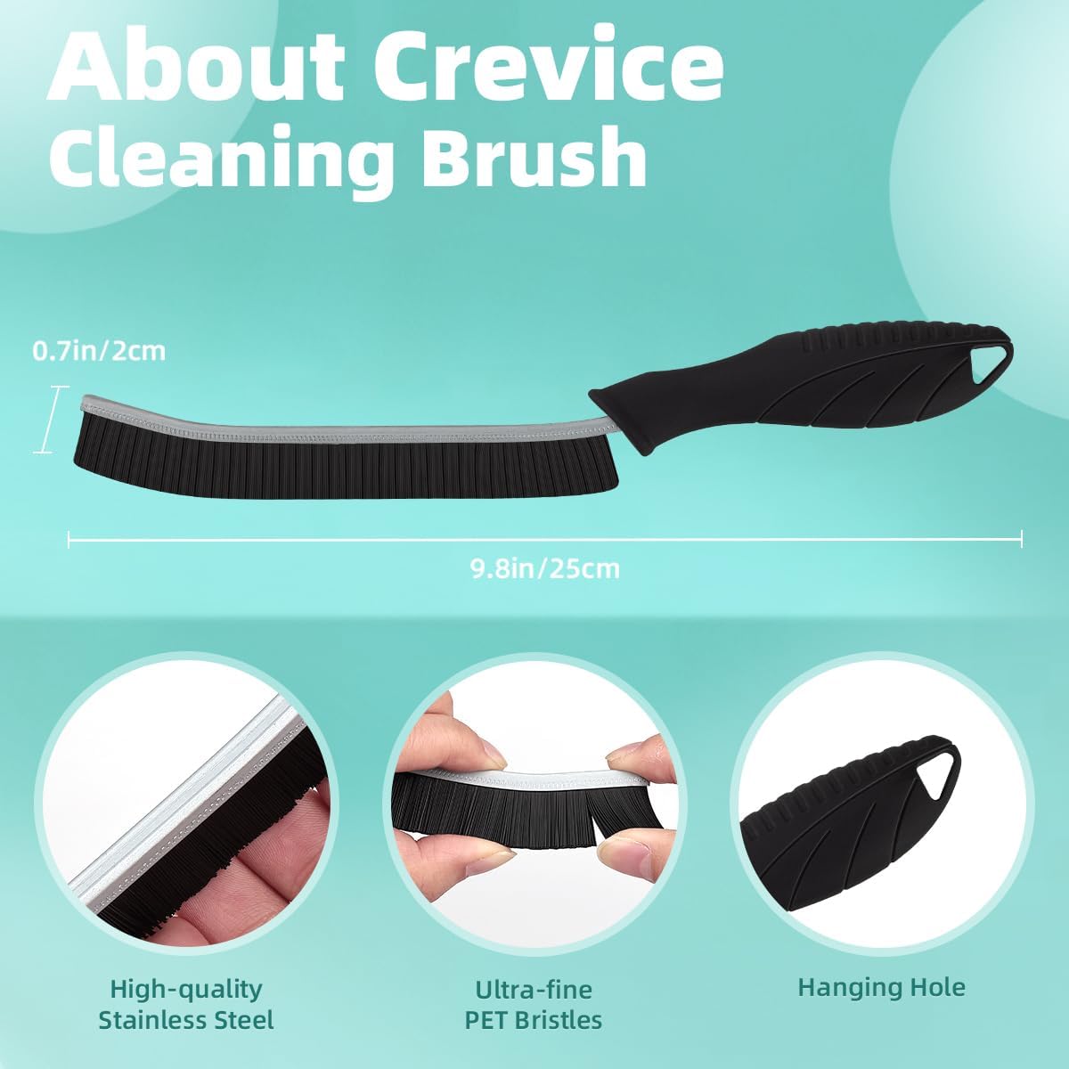 Cepillo de limpieza estrecho, multifuncional, modelo 4