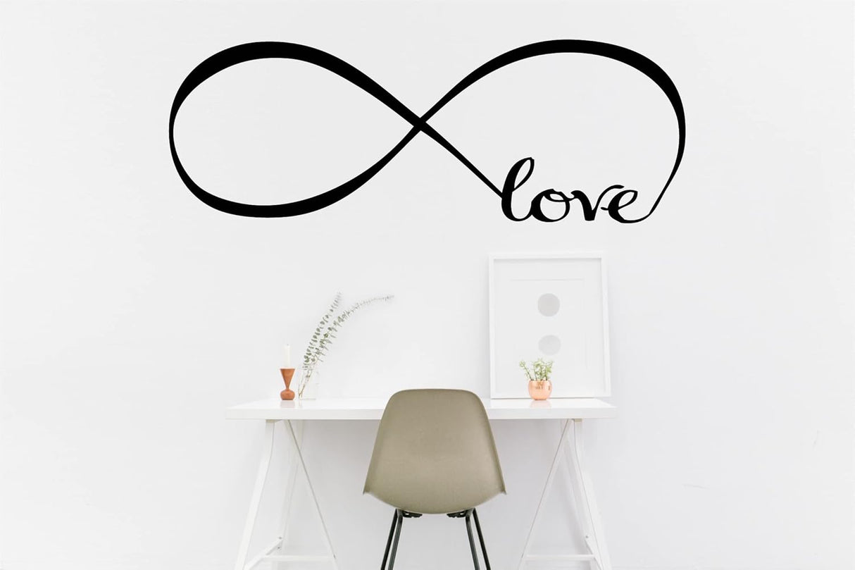 Vinilos Decorativos Amor Infinito para Pared 7'' x 22