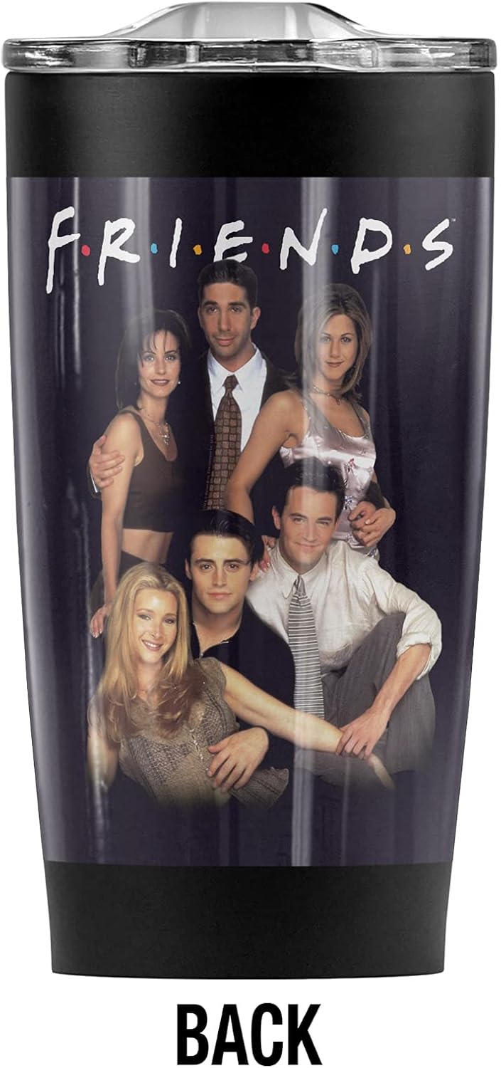Taza de Acero Inoxidable 20 oz - Friends - Aislada y Sin Fugas