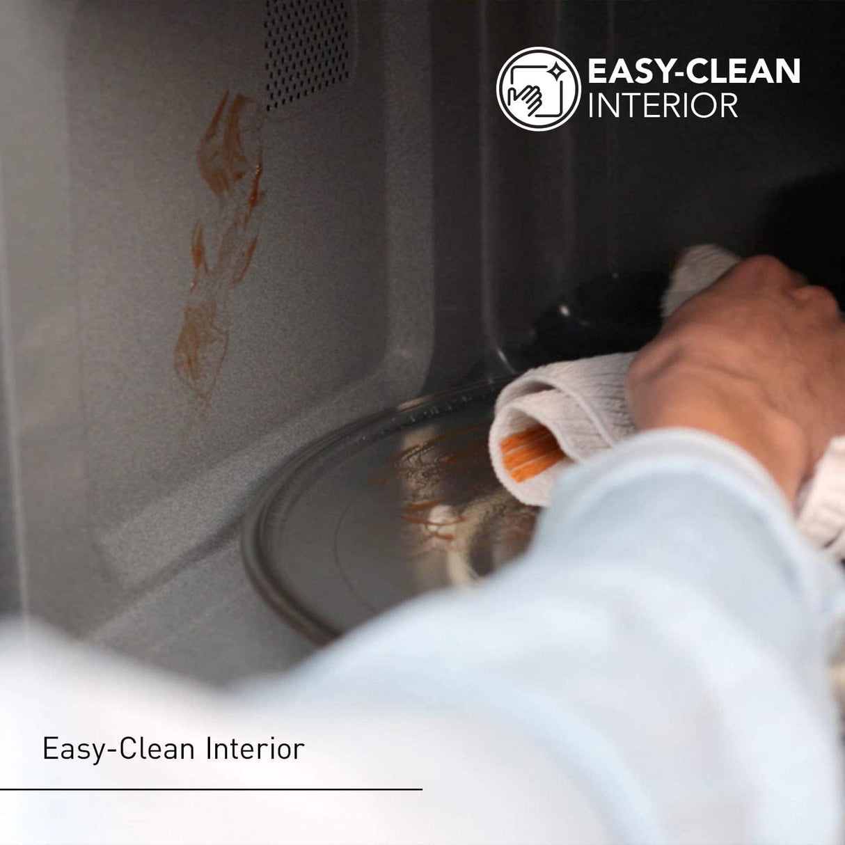 Microondas Panasonic 1.6 cu.ft 1250W con Sensor Genius NN-SN76LS