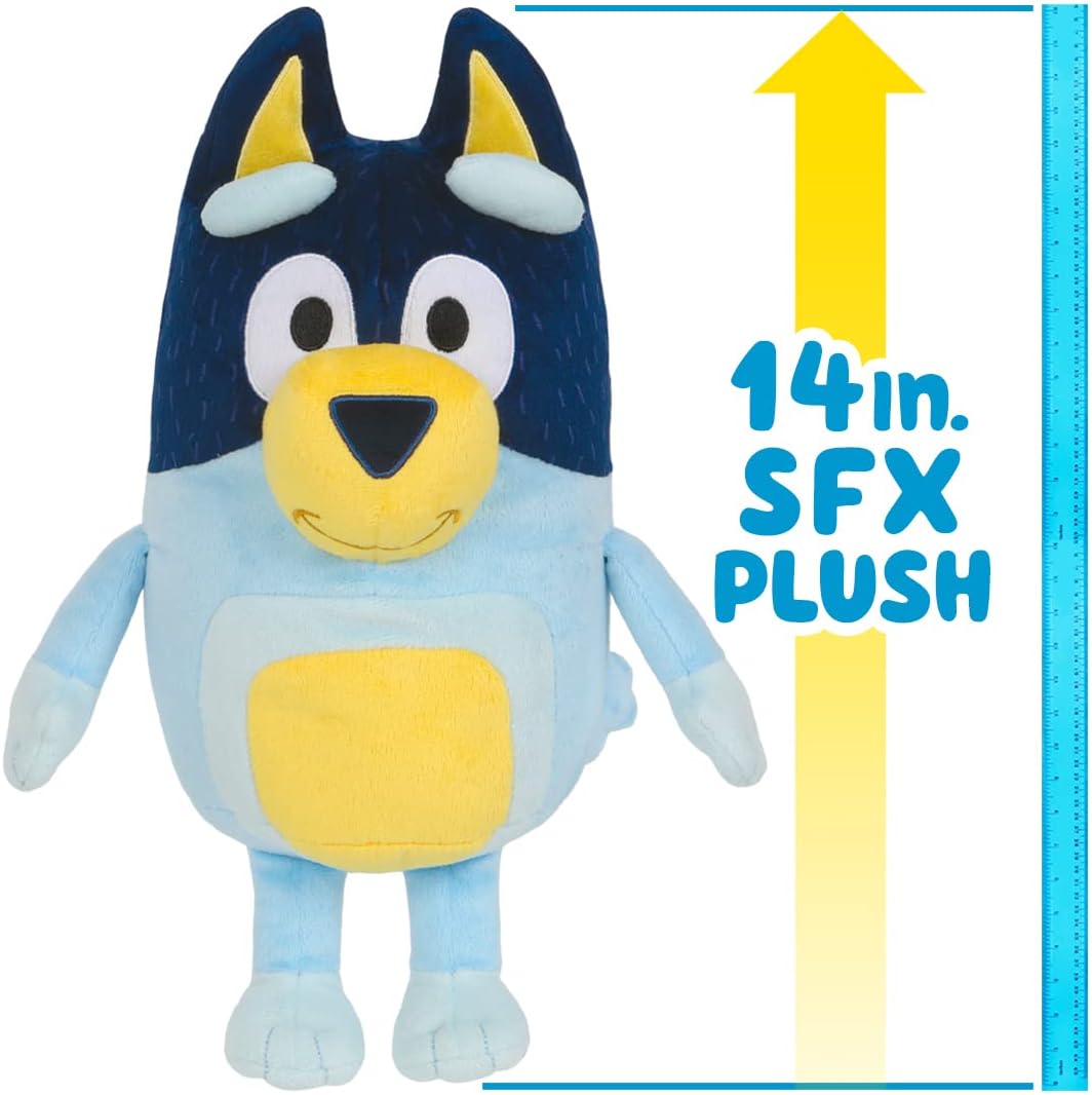 Muñeco de Peluche Bandit (Papá) de Bluey con 9 Frases
