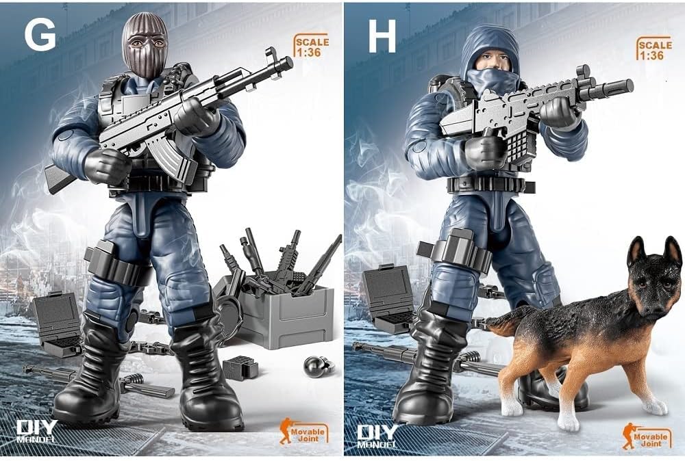 Figura de Acción Militar YEIBOBO, Fuerzas Especiales XJ-9902