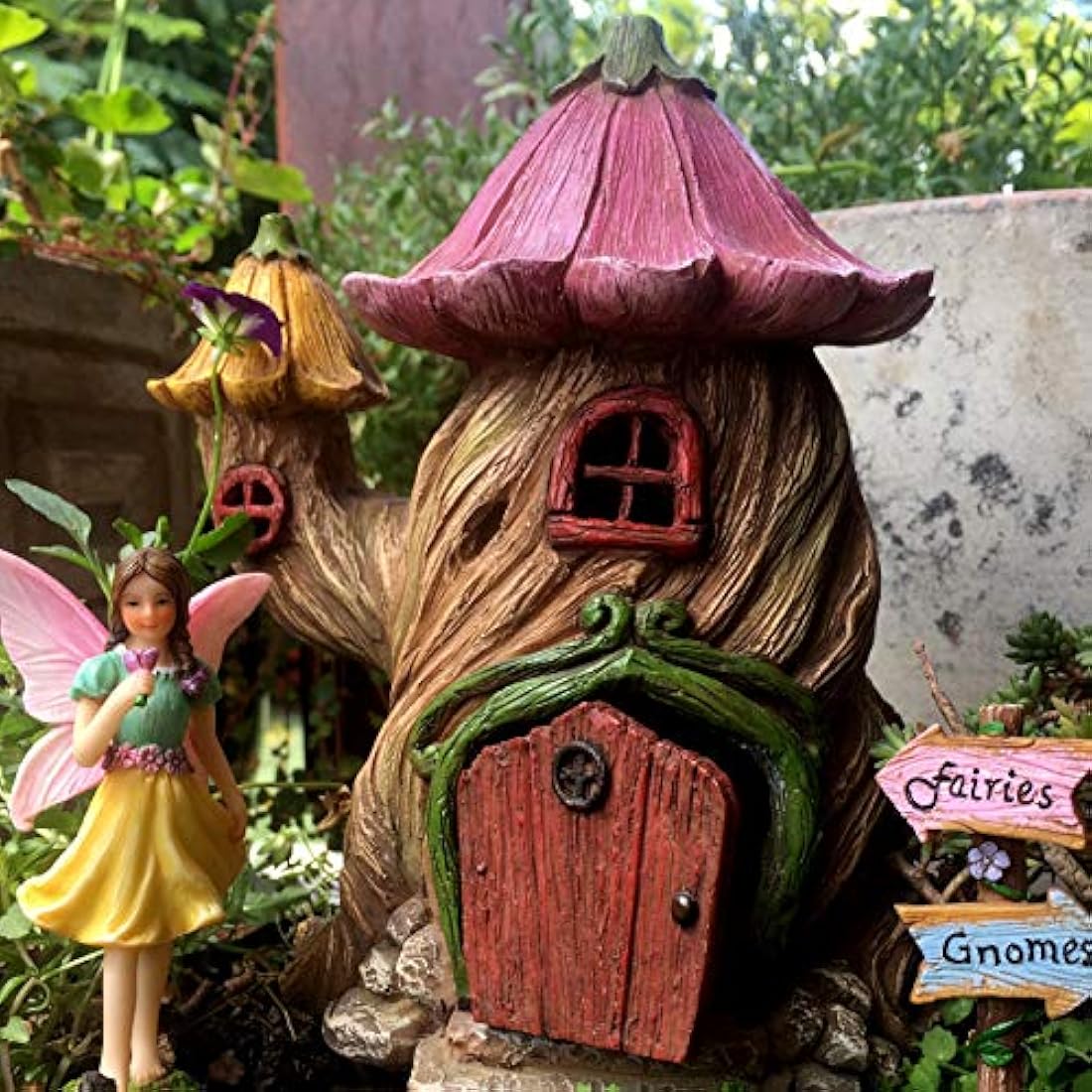 Casa de hadas para jardín - kit de accesorios.