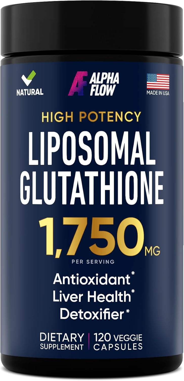 Suplemento de glutatión liposomal de 1750 mg Alpha Flow
