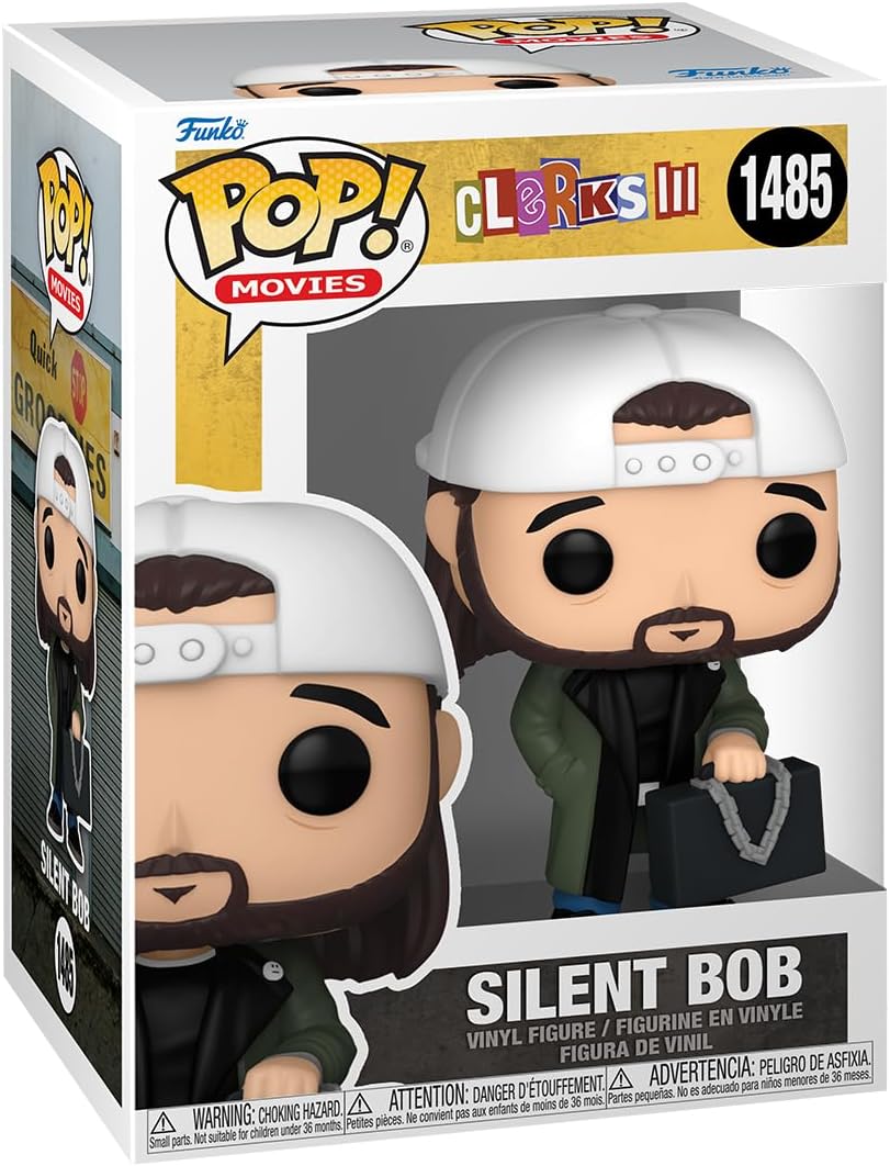 Funko Pop! Películas: Clerks 3 - Figurita Silent Bob
