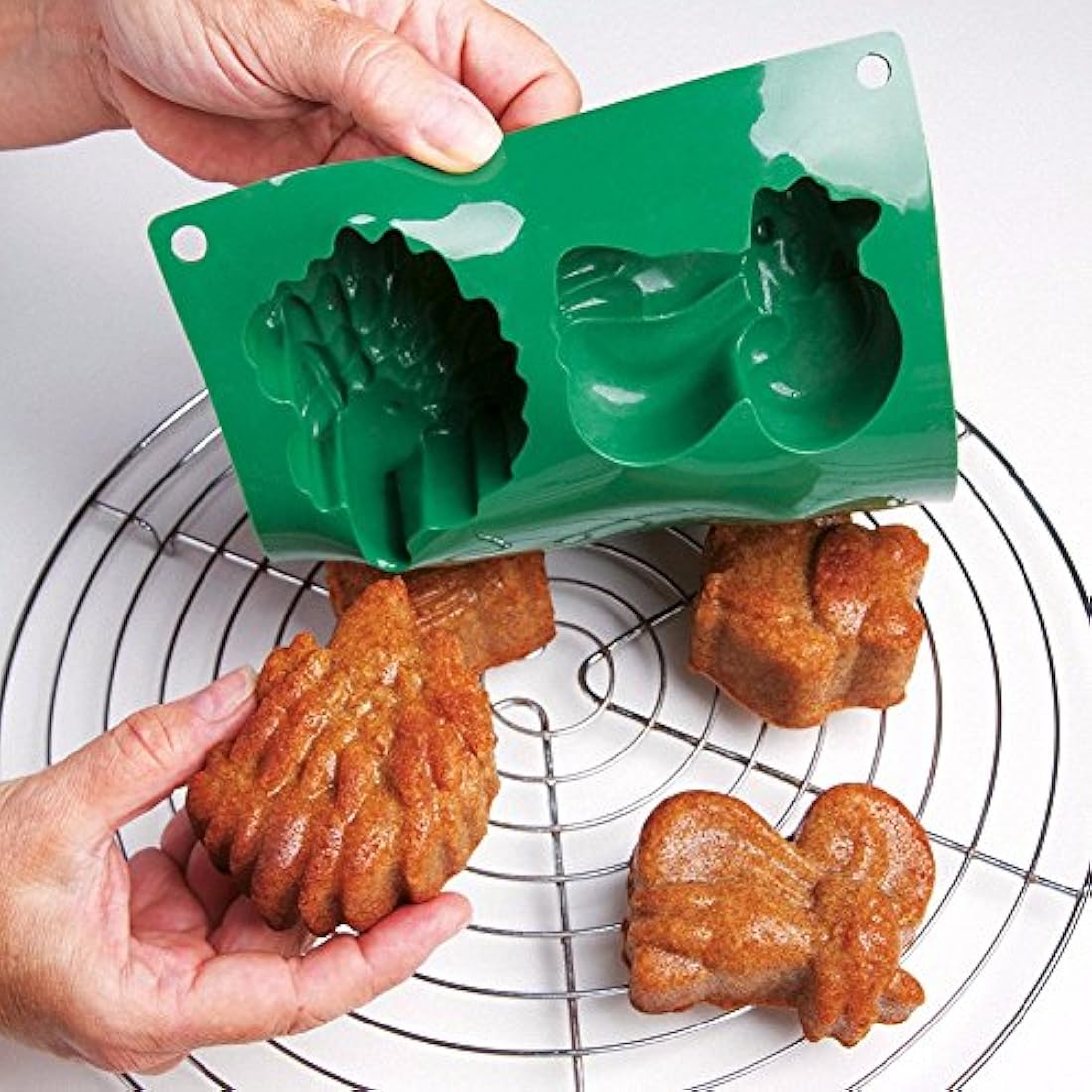 Molde de silicona para animales de bosque – MoldFun ardilla rana zorro tortuga búho erizo bandeja para cubitos de hielo, gelatina, galletas, magdalenas, pasteles, chocolate, jabón, barra de loción, cera, arcilla, cereza, yeso, hormigón