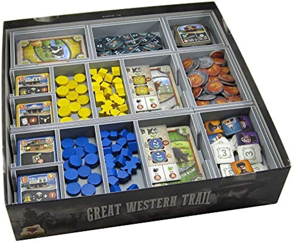 Insertos para juego de mesa Great Western Trail y expansiones