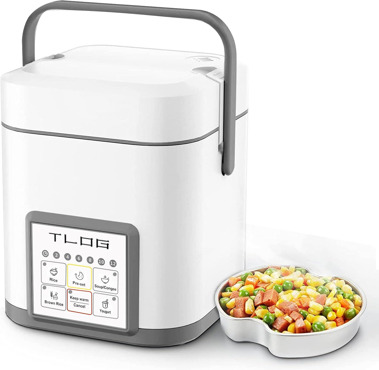 Mini Olla Arrocera TLOG 2.5 Tazas, Multi-cooker, 1.2L