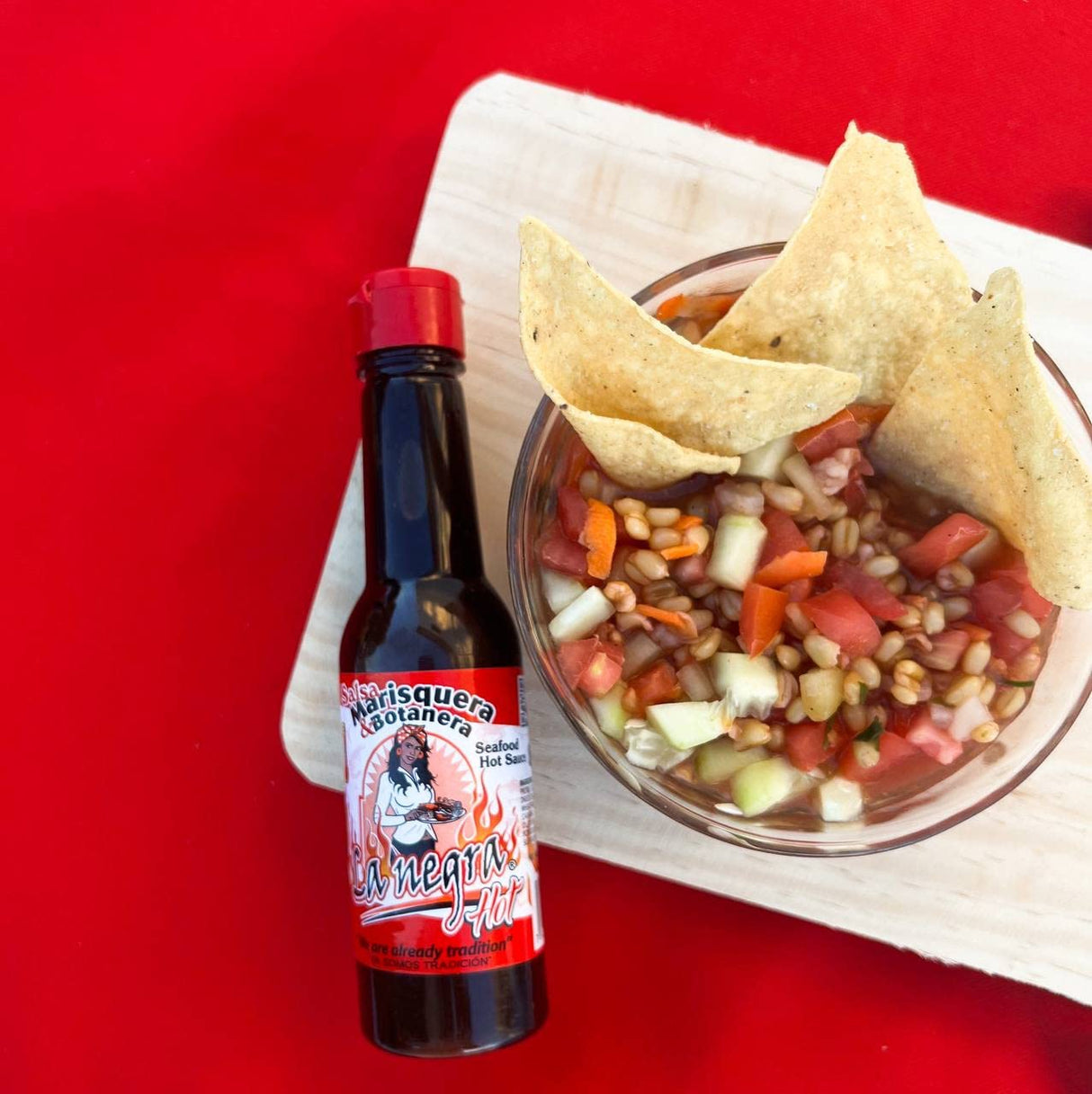 Salsa Marisquera La Negra Hot | Pack de 2 | 5.4 Oz Cada Uno