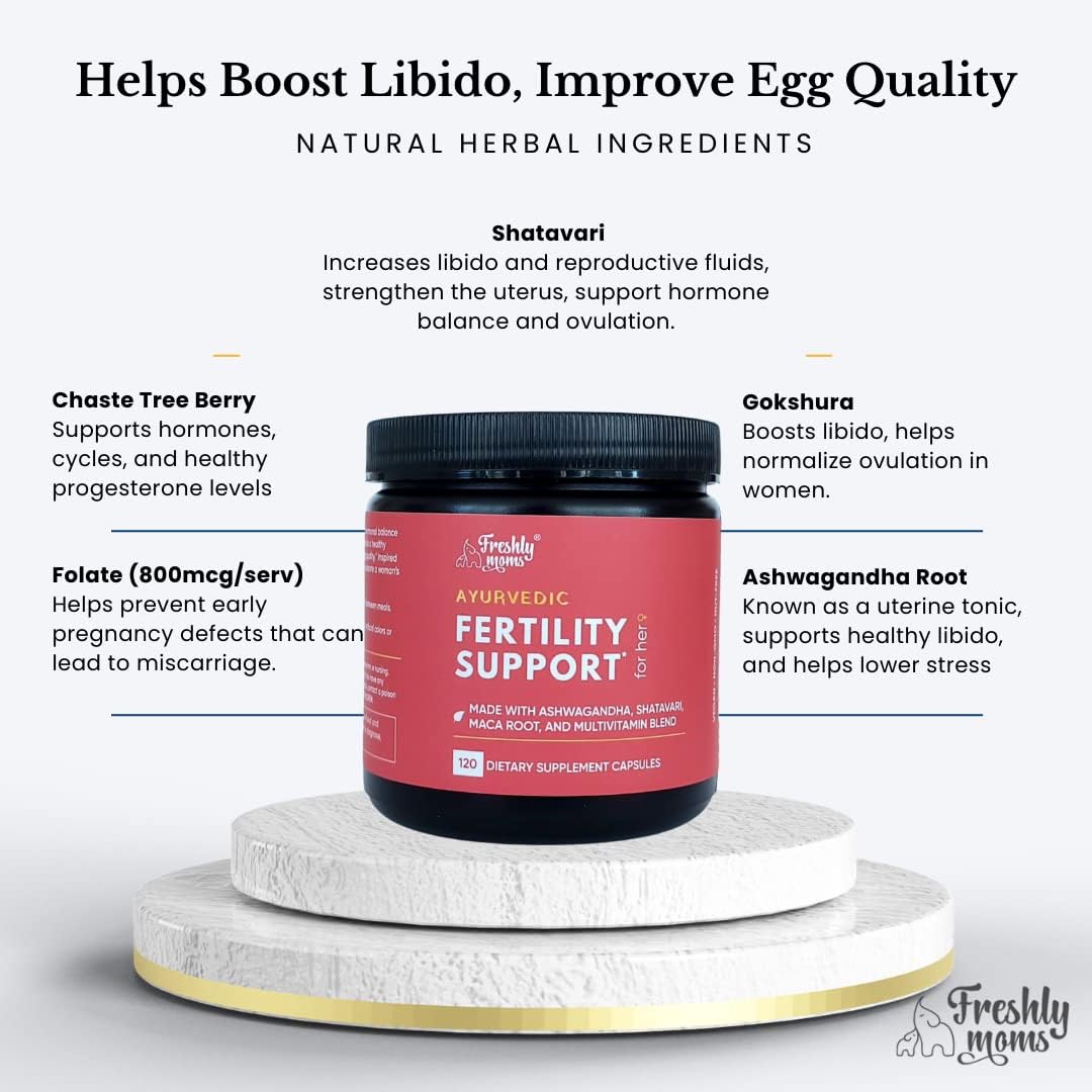 Suplementos Ayurvédicos de Fertilidad para Mujeres Ovulación