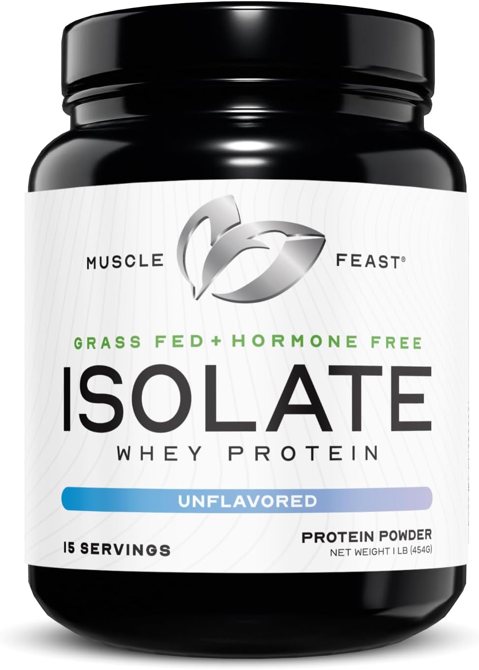 Proteína de Suero Isolada Grass-Fed Muscle Feast, 1lb