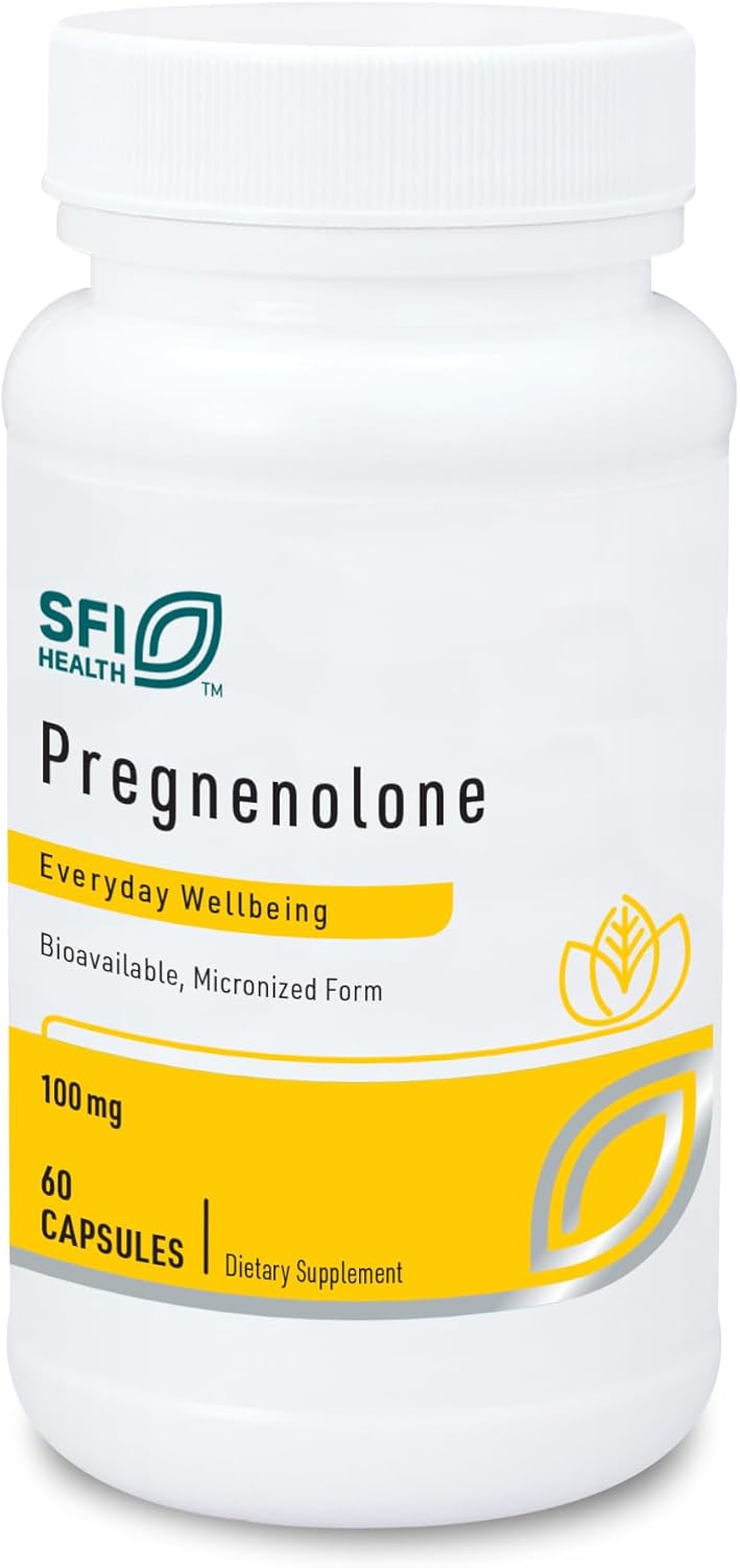 Pregnenolona Klaire Labs 100mg, Apoyo Memoria y Energía