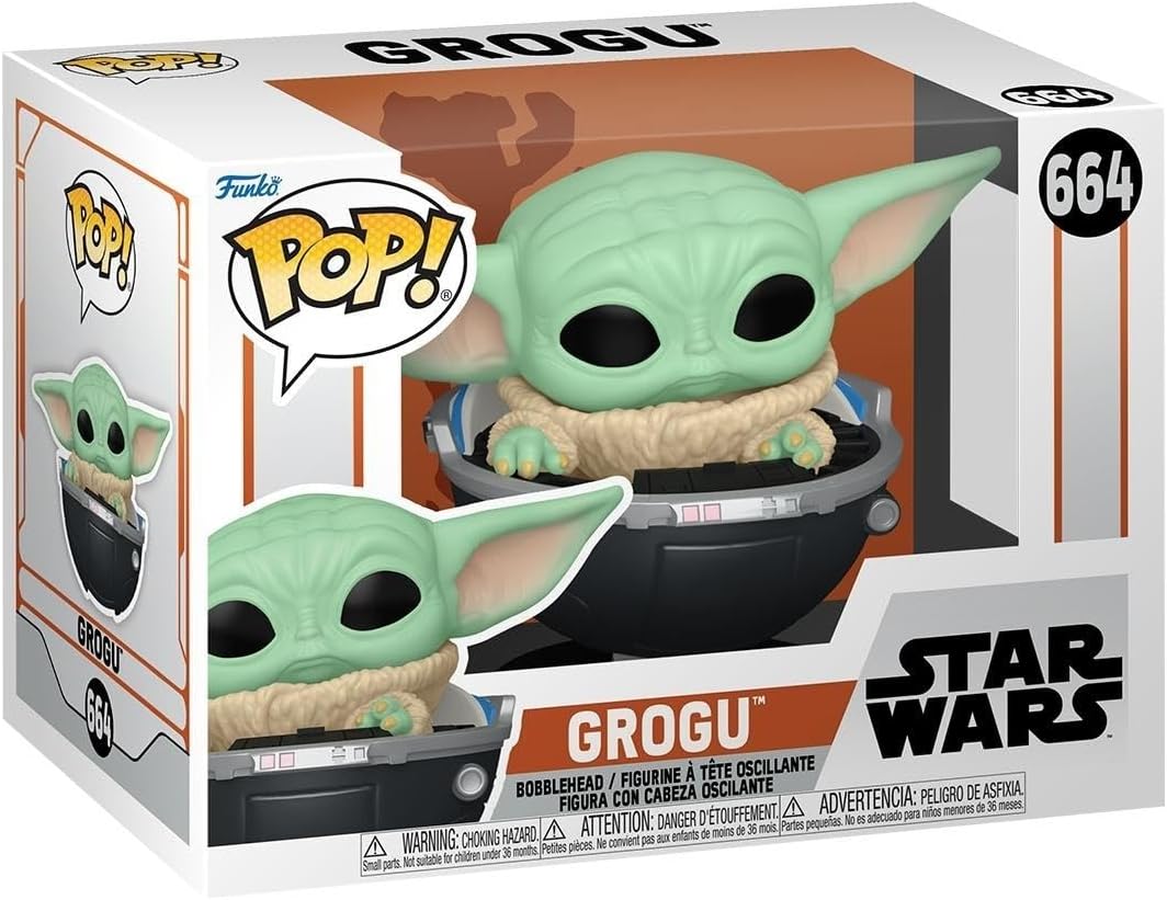 Funko Pop! Star Wars: Grogu con Pram - The Mandalorian