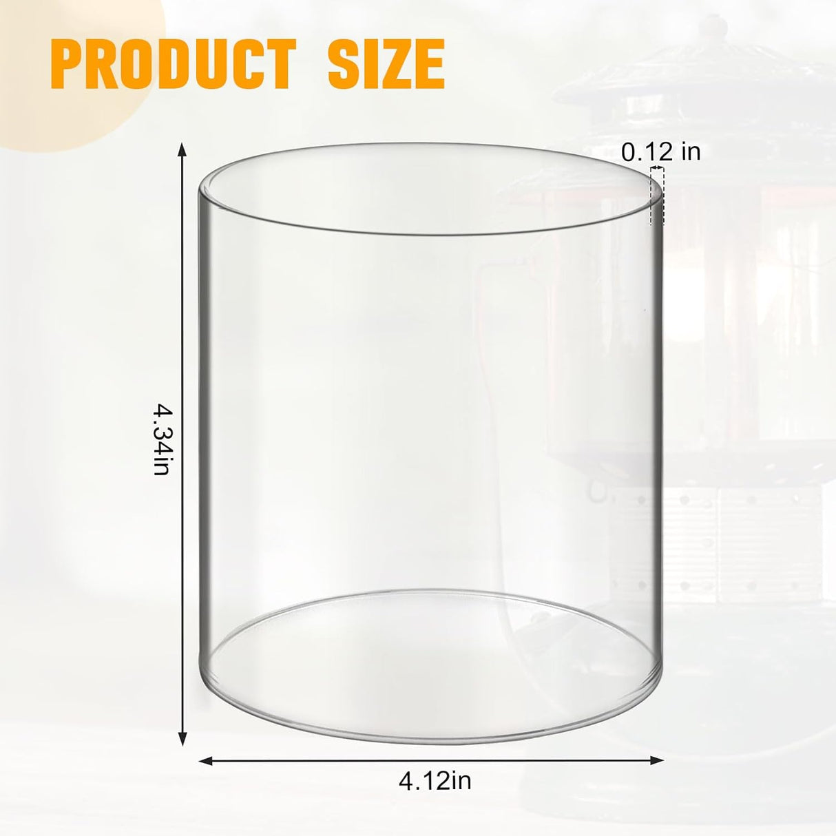 Repuesto de Cristal para Linterna Coleman 288, Accesorios Camping