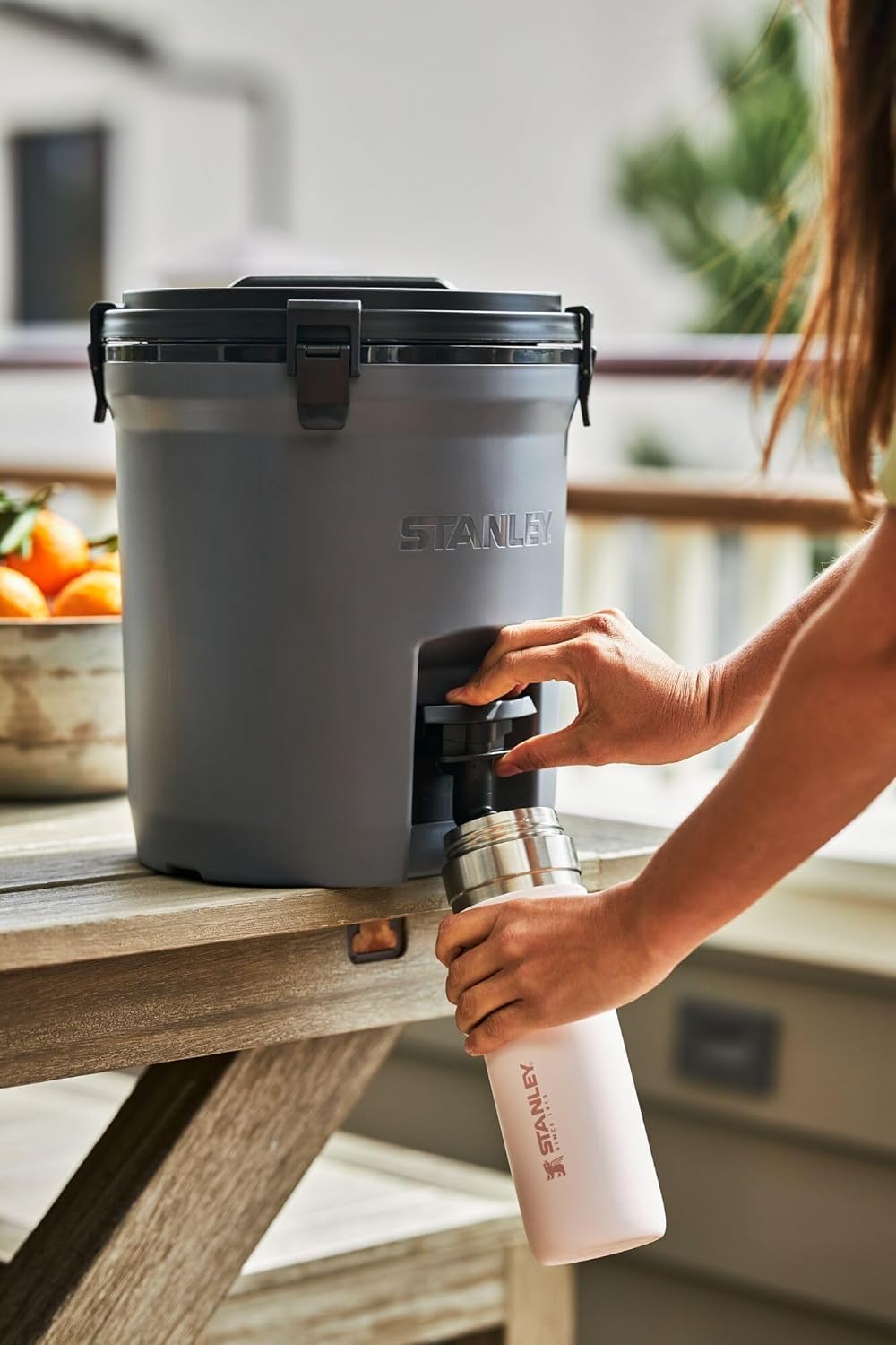 Botella de agua con tapa a presión, aislante y a prueba de fugas