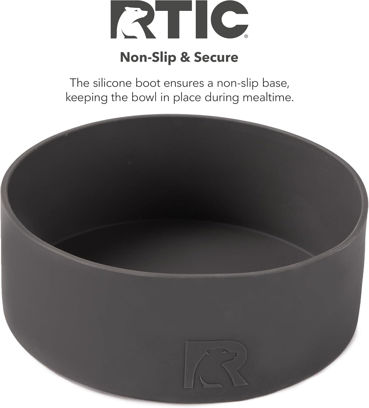 Cuenco 3 en 1 RTIC para Perros, Acero Inoxidable, Grande