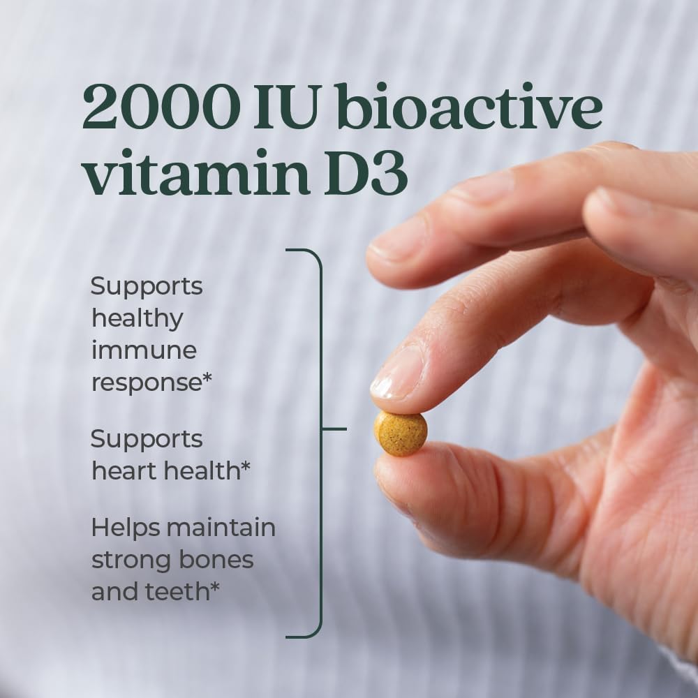 Nuevo Capítulo Vitamina D3 Fermentada 2000 IU, Orgánico, 60 cápsulas