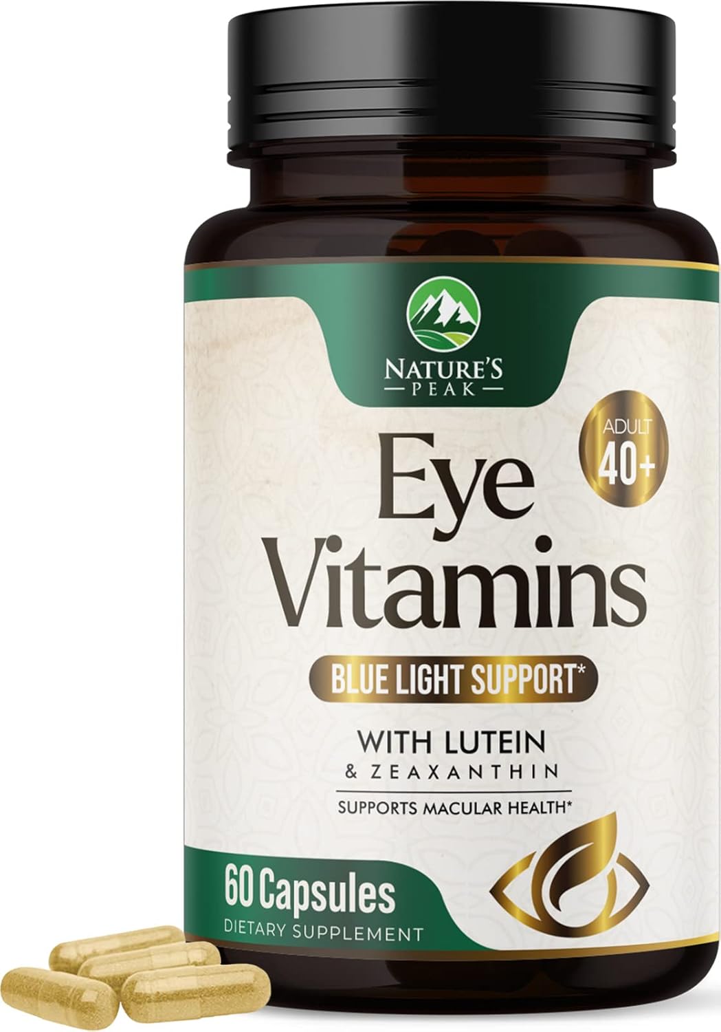 Vitaminas oculares con luteína zeaxantina arándano y zinc