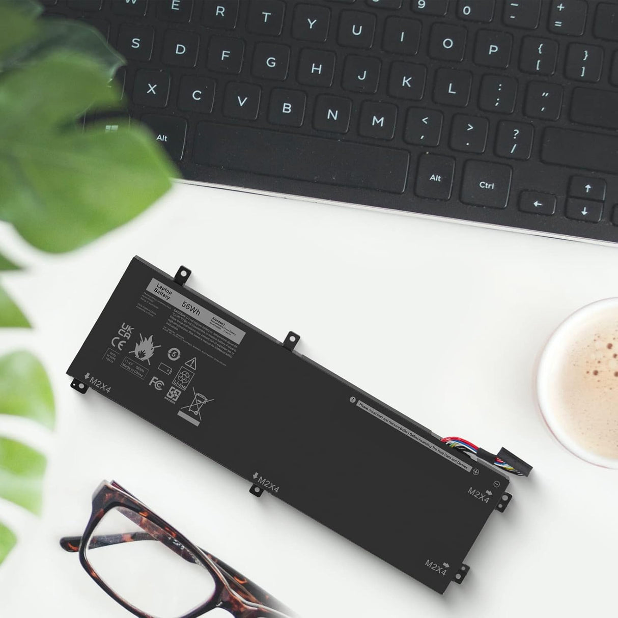 Batería RRCGW H5H20 11.4V 56Wh para Dell XPS 15 y Precision