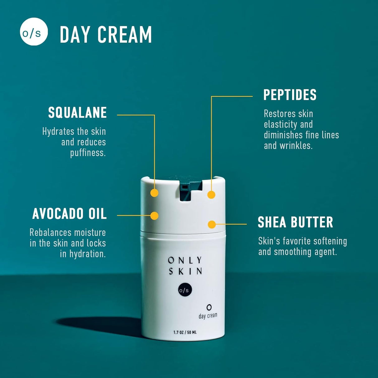 Limpiador facial, exfoliante y crema de día hidratante