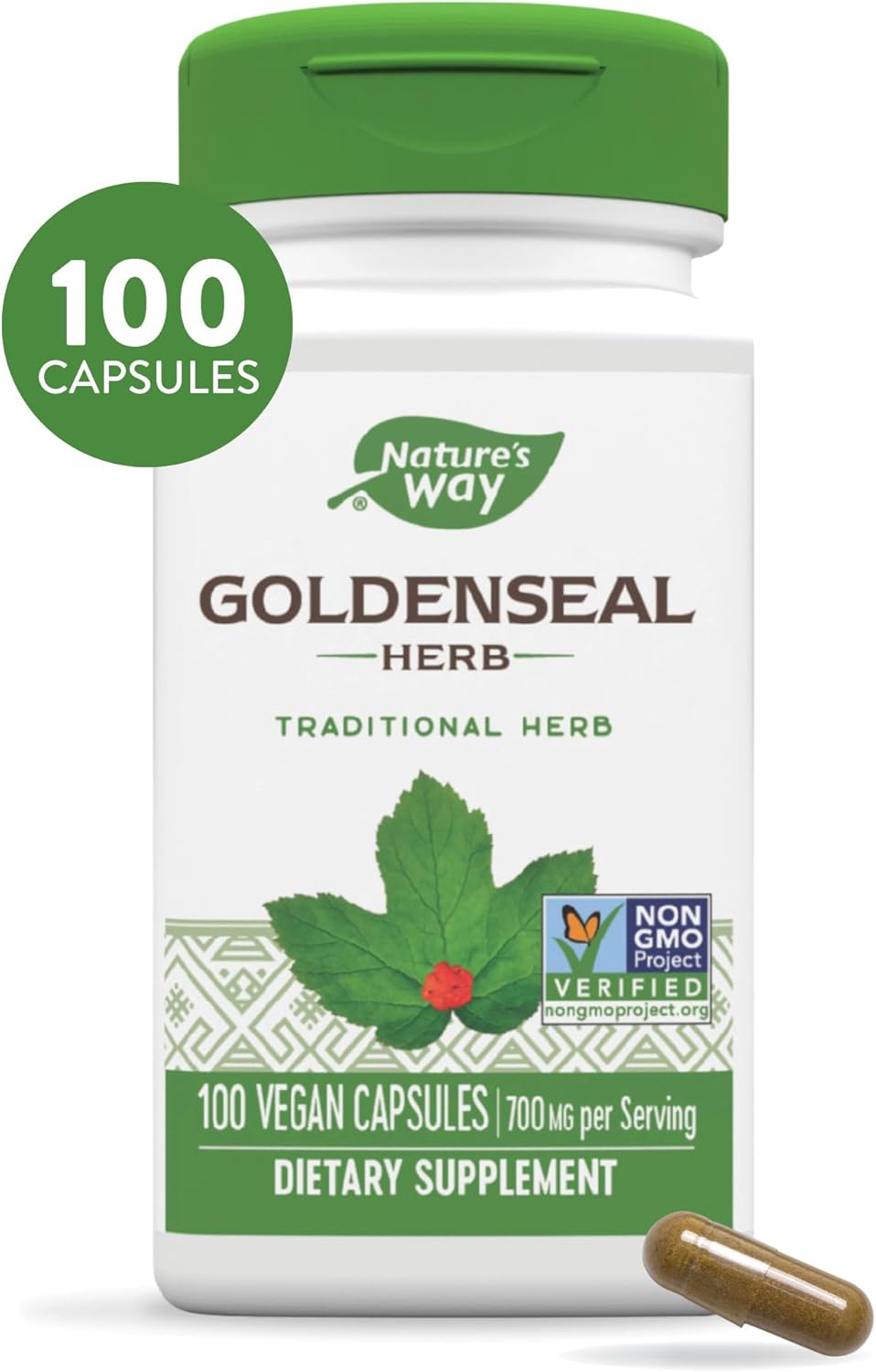 Suplemento Goldenseal Herb - Hidrastis., 13700, 100, 1, 1