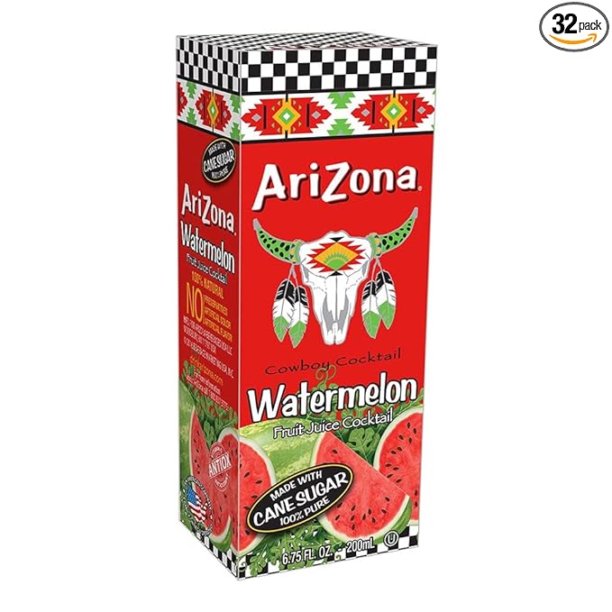 Bebida de sandía en Tetra de 6.75 oz, paquete de 32