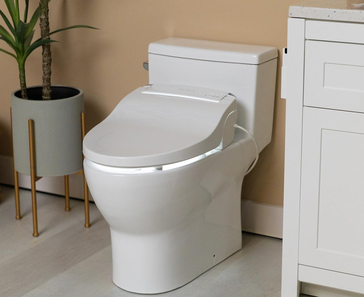 Asiento de inodoro bidet ALPHA, agua caliente, JX2