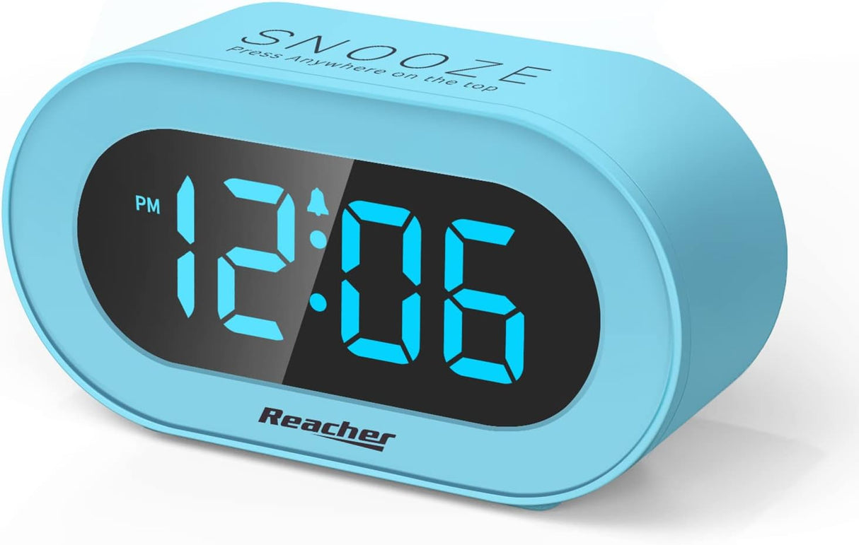 Reloj Despertador Infantil con Snooze, Dimmer y Volumen Ajustable