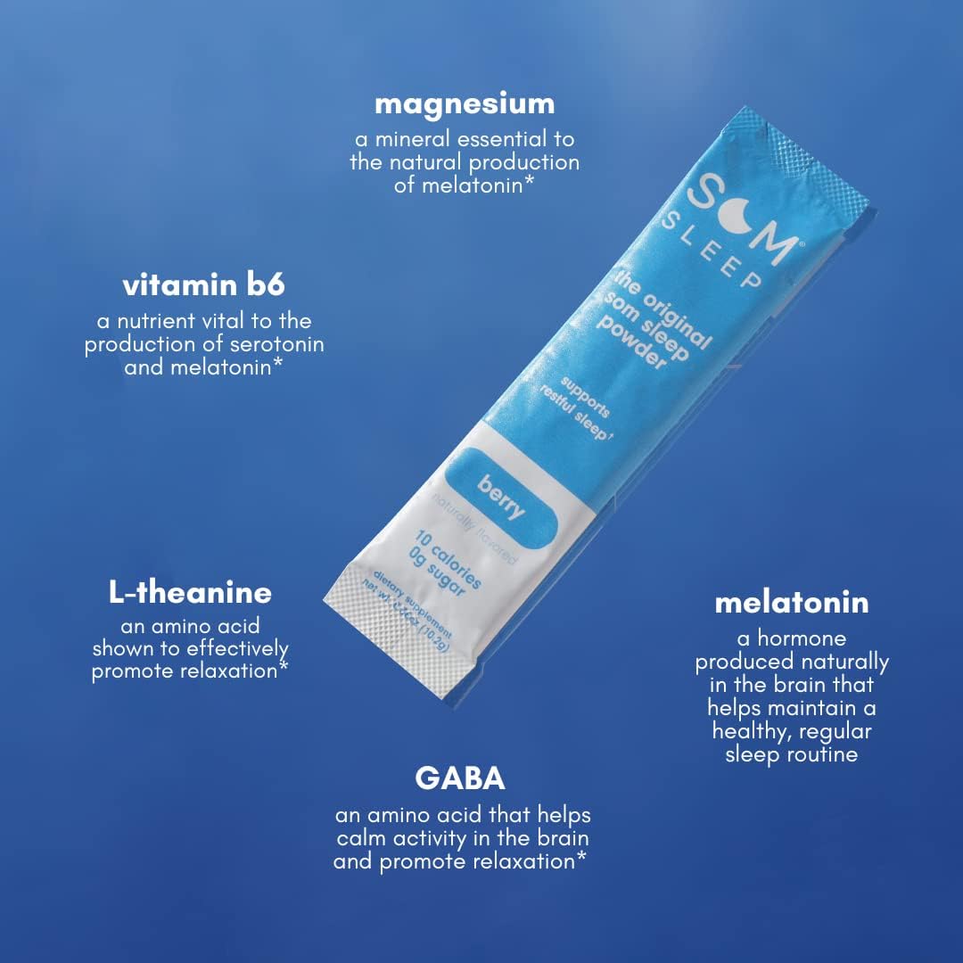 Mezcla de bebida en polvo para dormir Som Sleep