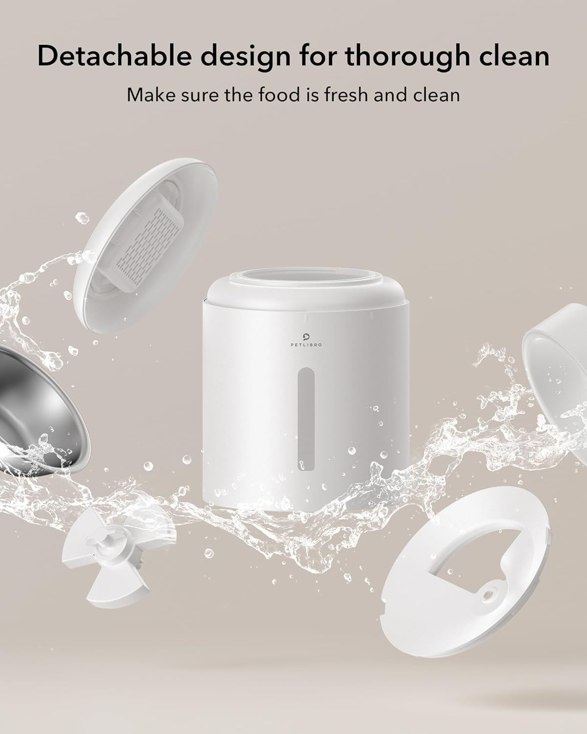 Comedero de triple conservación para gatos PLAF006 PETLIBRO